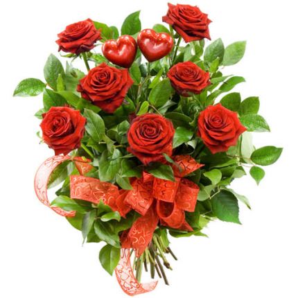 Букет из роз "Пусть счастье длится долго" - купить с доставкой в по Азову